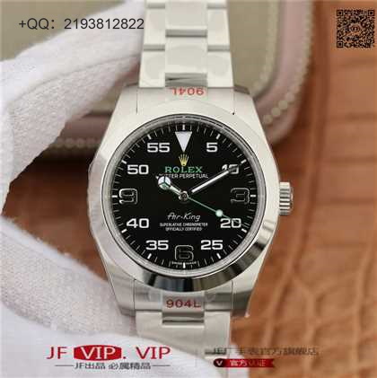 GMF新品《劳力士2016年度新蚝士恒动空中霸王Oyster Perpetual Air-King》男士腕表，精钢表带，自动机械机芯，密底