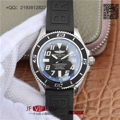 GM百年灵SUPEROCEAN42超级海洋42腕表系列超级海洋42腕表（Superocean42）将绚丽色彩大胆运用在分钟刻度斜角内圈