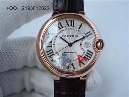 CR卡地亚蓝气球大号42mm男表。皮表带。自动机械机芯，密底。顶级版本，最强做工！！！