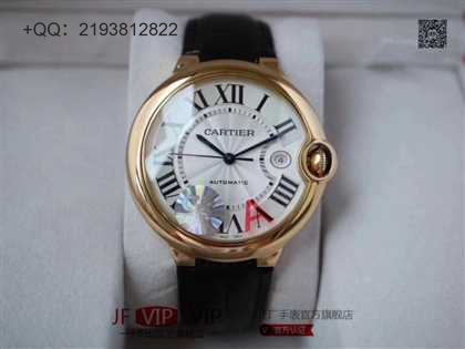 CR卡地亚蓝气球大号42mm男表。皮表带。自动机械机芯，密底。顶级版本，最强做工！！！